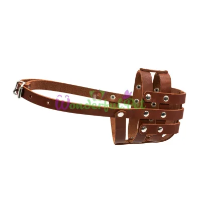 Намордник CoLLaR мягкий №1 26 см x 6 см кожа коричневый