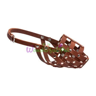 CoLLaR Soft Muzzle №2 26 x 11 cm Leather Brown