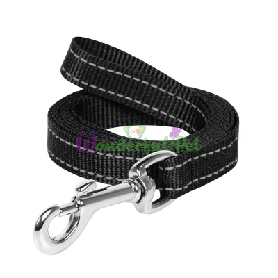 Поводок DOG Extreme нейлон 200 см x 20 мм нейлон кожа черный