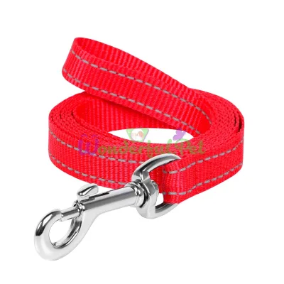 Поводок DOG Extreme нейлон 200 см x 20 мм нейлон кожа красный