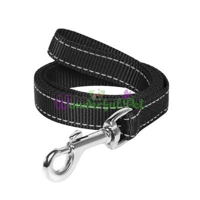 Поводок DOG Extreme нейлон 150 см x 25 мм нейлон кожа черный