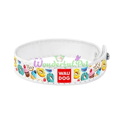 Браслет WAUDOG Design, рисунок Пончики 15 мм 18-20см Белый