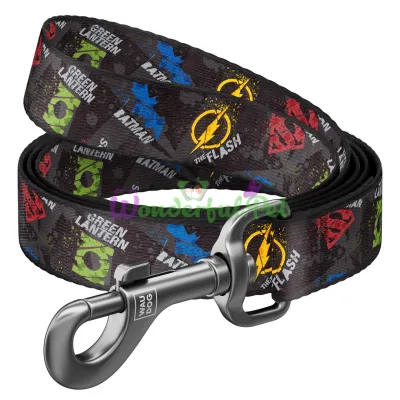 Поводок WAUDOG Nylon, рисунок Лига справедливости Разноцветный 25 мм x 122 см