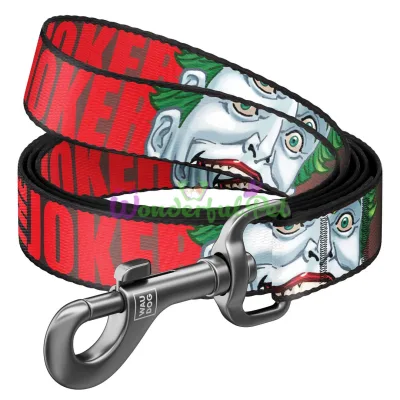Поводок WAUDOG Nylon, рисунок Джокер Разноцветный 20 мм x 122 см