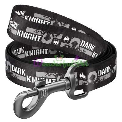 Поводок WAUDOG Nylon, рисунок Темный рыцарь Разноцветный 20 мм x 122 см