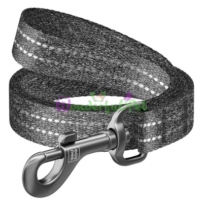 Поводок WAUDOG Re-cotton из восстановленного хлопка Серый 20 мм x 300 см
