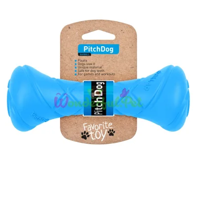 Гантель PitchDog для апортування Блакитна 7 см