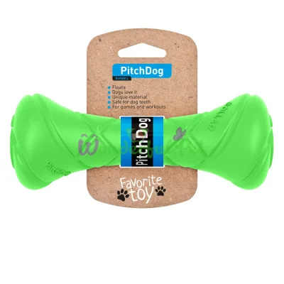 Гантель PitchDog для апортировки Салатовый 7 см