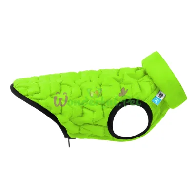 AiryVest UNI Reversible Dog Jacket, Size S33, Lime/Black