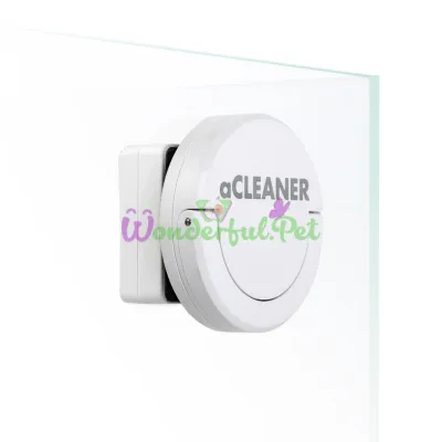 Аквариумный стеклоочиститель AquaLighter aCLEANER, магнитный, белый