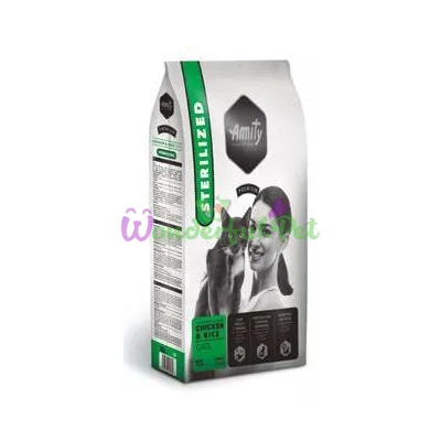 Корм для кошек AMITY Sterilized Chicken, для стерилизованих, с курицей и рисом, 10KG (213)