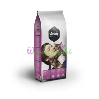 Корм для кошек AMITY ECO Cat MIX, для всех пород, микс мяса, 20kg (203)