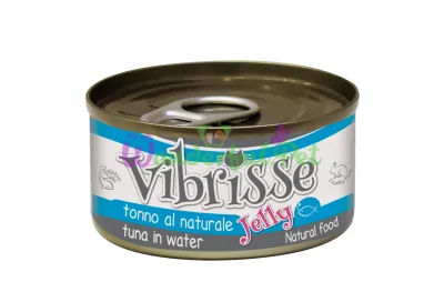 VIBRISSE JELLY Canned Cat Food, Tuna in Jelly, 70 g