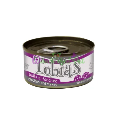 Влажный корм TOBIAS Dog курица индейка 170 г