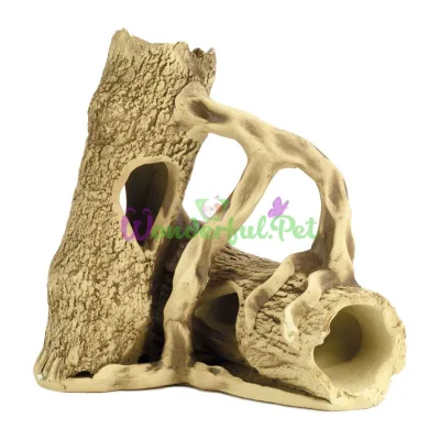 Priroda Aquarium Decoration Two Small Logs 18 x 20 cm (Ceramic)