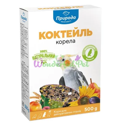 Корм для средних попугаев Природа Корелла 500 г