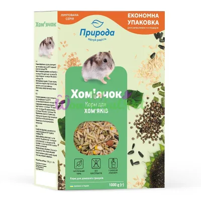Корм для хомяков Природа Хомячок 1 кг