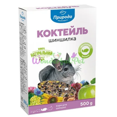 Корм для шиншил Природа Коктейль Шиншилка 500 г