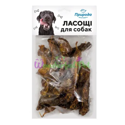 Лакомство для собак Природа Куриные шейки 150 г