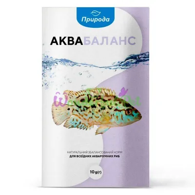 Натуральный корм для аквариумных рыб Природа Аквабаланс 10 г (для всех аквариумных рыб)