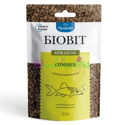 Priroda Biovit Catfish Sinking Pellets 25 g