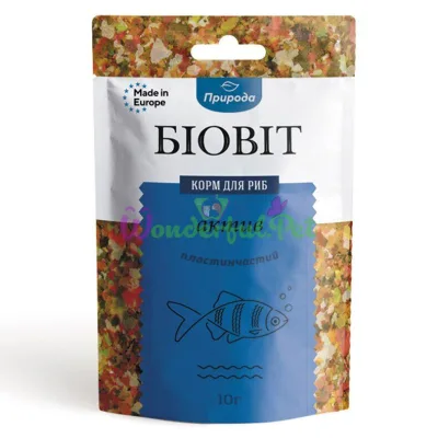 Priroda Biovit Active 10 g aquarium fish food flakes (all aquarium fish)
