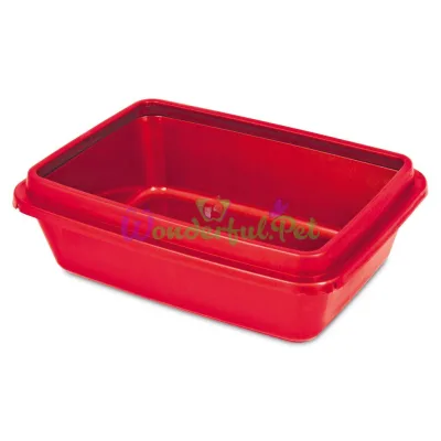 Priroda Markiz Cat Litter Box with Rim 31.5 x 42.5 x 13 cm