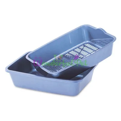 Priroda Barsik Cat Litter Box with Grid 30 x 40 x 11 cm