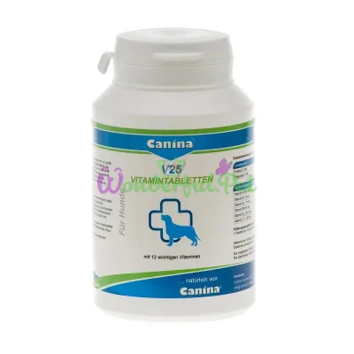 Вітаміни для собак Canina V25 30 таблеток 100 г (мультивітамін)