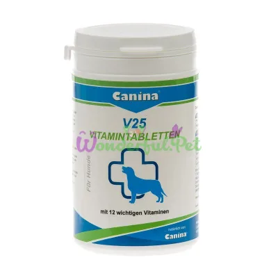 Вітаміни для собак Canina V25 60 таблеток 200 г (мультивітамін)