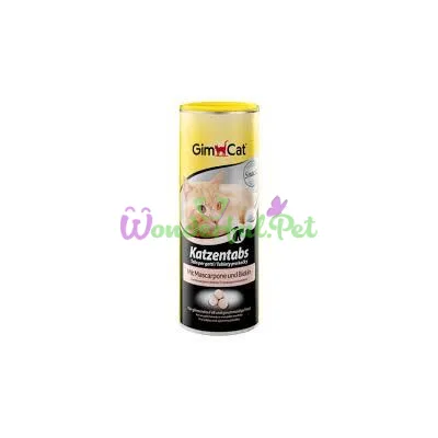 Витамины GimCat маскарпоне биотин 710 табл 425 г