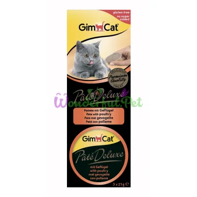 Pate Deluxe k 3х21g птица