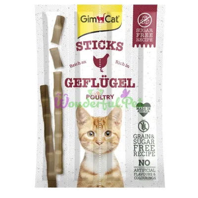 Палочки GimCat Sticks GF Poultry 4 шт 20 г