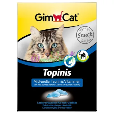 Лакомство GimCat TOPINIS Trout 180 табл