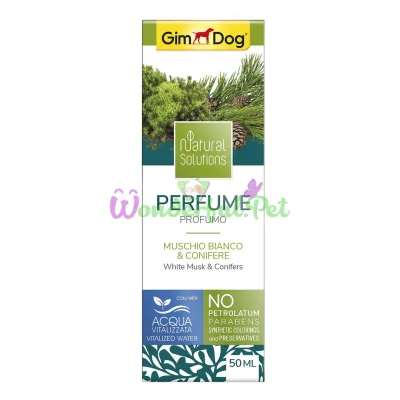Духи Natural Solutions, белый мускус и хвойное дерево, 50 ml, GimDog