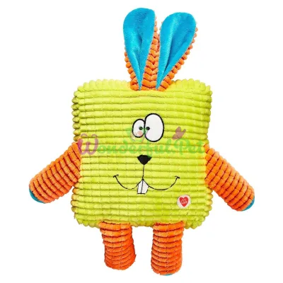 Игрушка GimDog Мордочки CUDDLY CUBES, д/соб, 30 см, салатовый