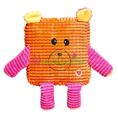Игрушка GimDog Мордочки MINI CUDDLY CUBES, д/соб, 20.8 см, оранжевый