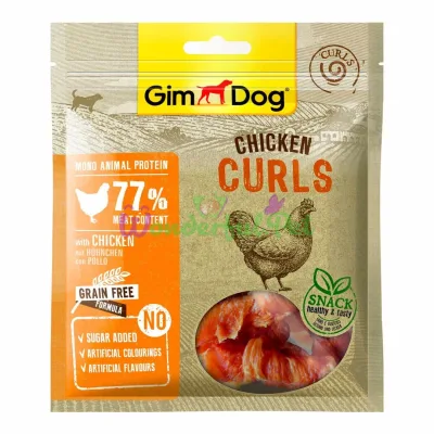 Лакомство GimDog Superfood Chicken спиральки 55 г