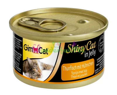 Влажный корм GimCat Shiny Cat 70 г тунец и курица