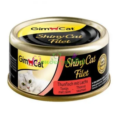 Влажный корм GimCat Shiny Cat Filet Tuna Salmon 70 г