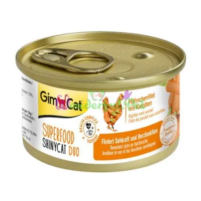 Влажный корм GimCat Shiny Cat SUPERFOOD Chicken Carrot 70 г