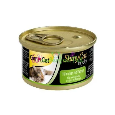 Влажный корм GimCat Shiny Cat SUPERFOOD 70 г курица с травой