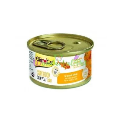 Влажный корм GimCat Shiny Cat SUPERFOOD 70 г тунец и тыква