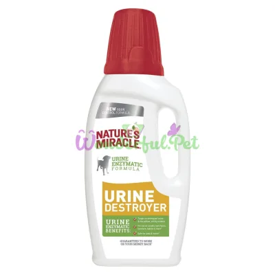 Устранитель Nature's Miracle Urine Destroyer для удаления пятен и запахов от мочи собак 946 мл