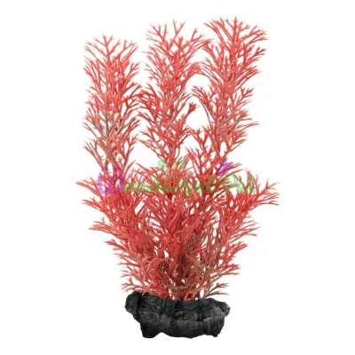 Декорация для аквариума Tetra DecoArt Plantastics растение с утяжелителем Red Foxtail L 30 см (пластик)