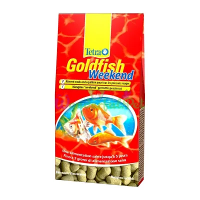 Сухой корм для аквариумных золотых рыб Tetra Goldfish Weekend 10 шт. (на период длительного отсутствия)