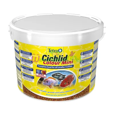 Tetra корм д/рыб. CICHLID Color MINI 10 L