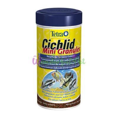 Сухой корм для аквариумных рыб Tetra в гранулах Cichlid Mini Granules 250 л (для всех цихлид)