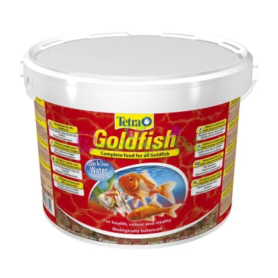 Сухой корм для аквариумных рыб Tetra в хлопьях Goldfish 10 л (для золотых рыбок)