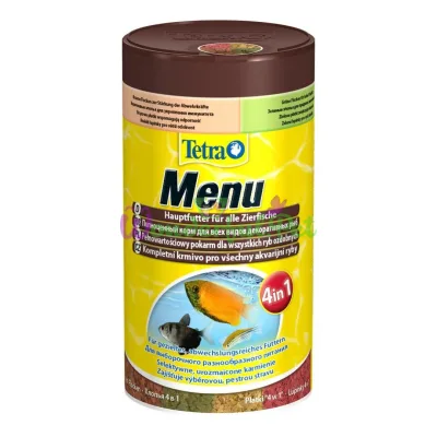 Сухой корм для аквариумных рыб Tetra в хлопьях Menu 100 мл (для всех аквариумных рыб)